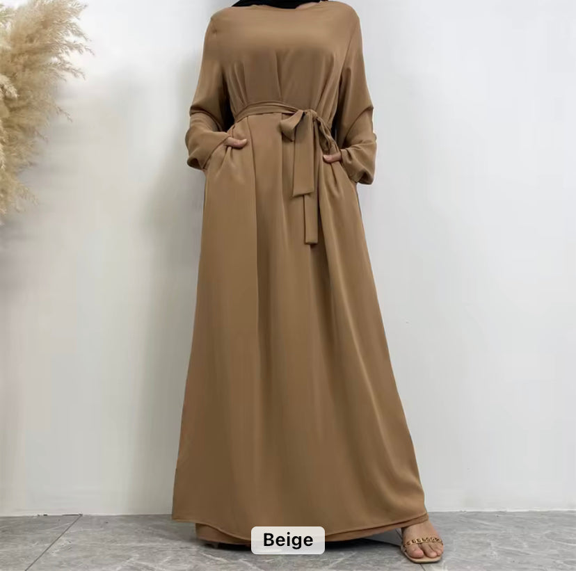 Straight Cut Nida Abaya