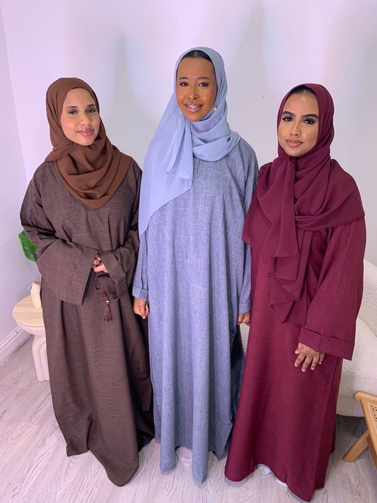 THICK LINEN ABAYA COLLECTION