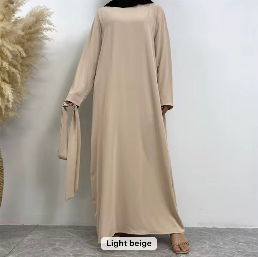 Straight Cut Nida Abaya