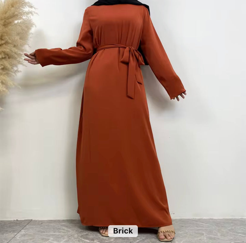 Straight Cut Nida Abaya