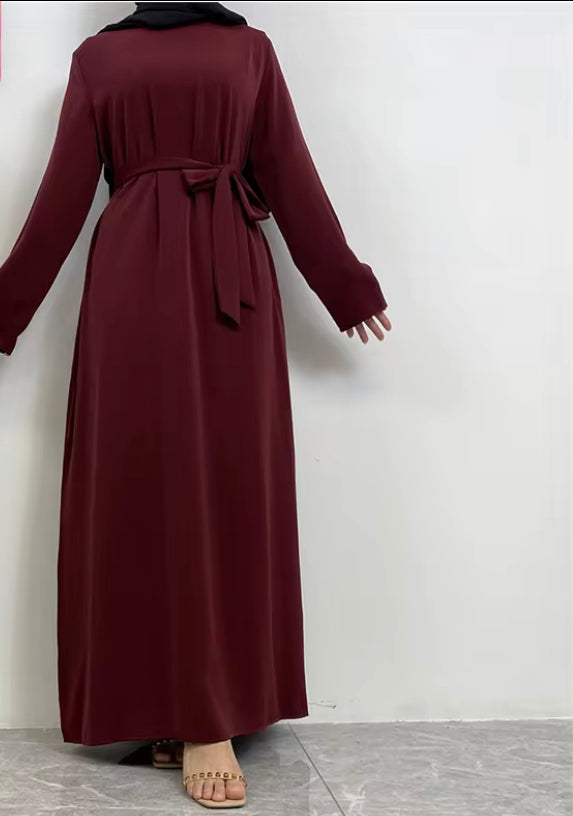 Straight Cut Nida Abaya