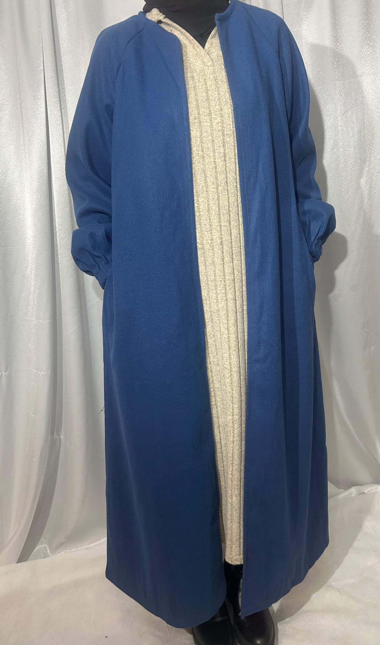 FALISTEEN ABAYA COAT NAVY