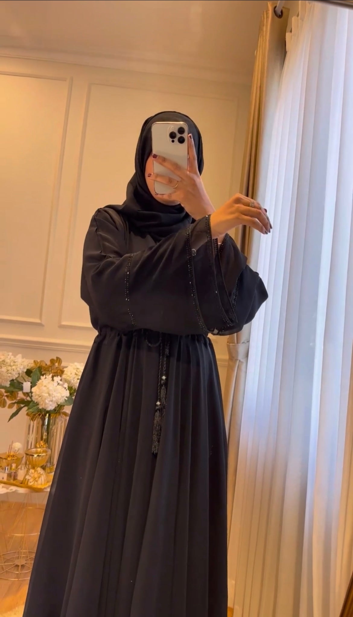 HIDAYAH EMBELLISHED ABAYA